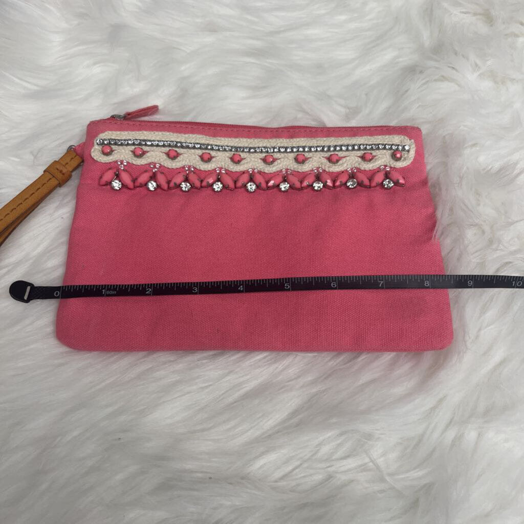 Pink w/Rhinestone Clutch