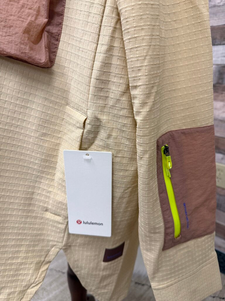 Lululemon Grid Fleece Hiking Overshirt Size 16 Lululemon Tan 16 women TOPS