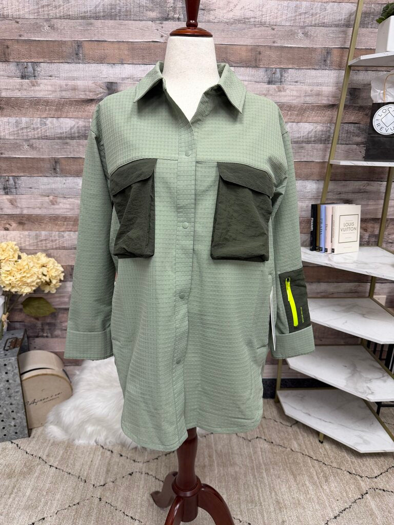 Lululemon Grid Fleece Hiking Overshirt Size 12