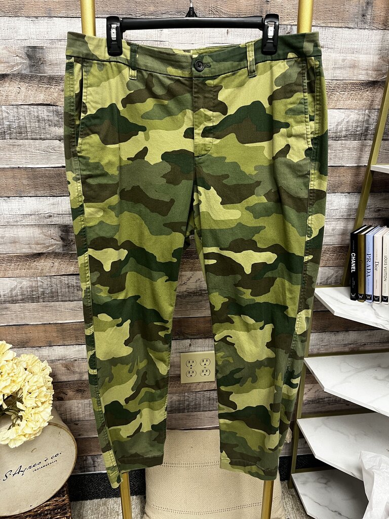 J Crew Camo Pants Size 14