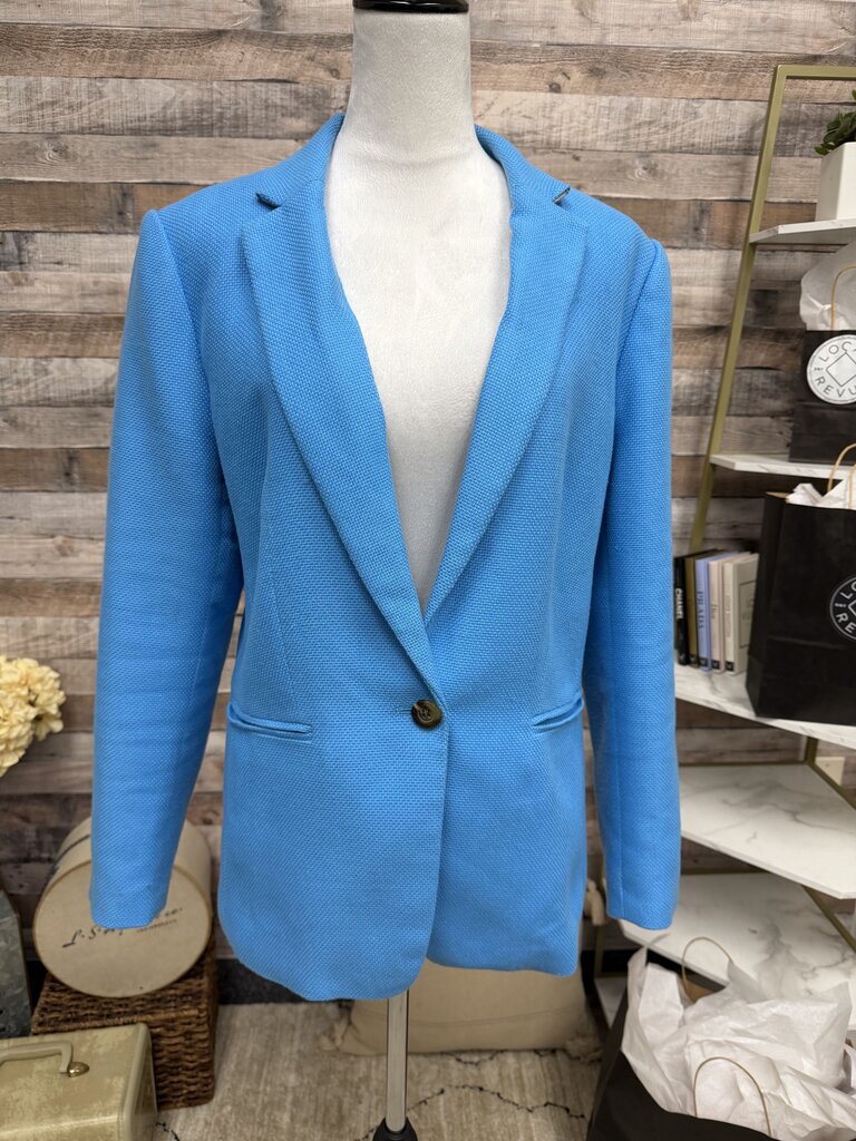 Ann Taylor Sky Blue Women's Blazer Size 14