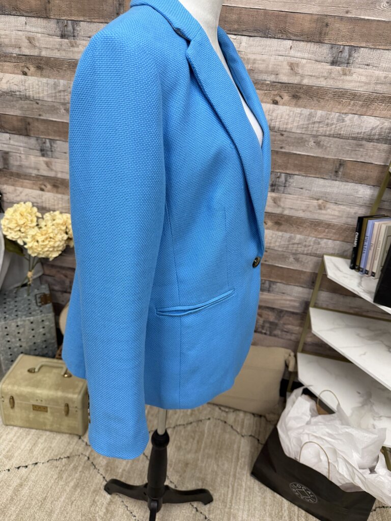 Ann Taylor Sky Blue Women's Blazer Size 14