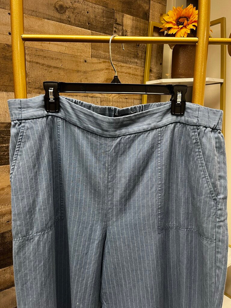 Banana Republic Wide Leg Striped Pants Size XL