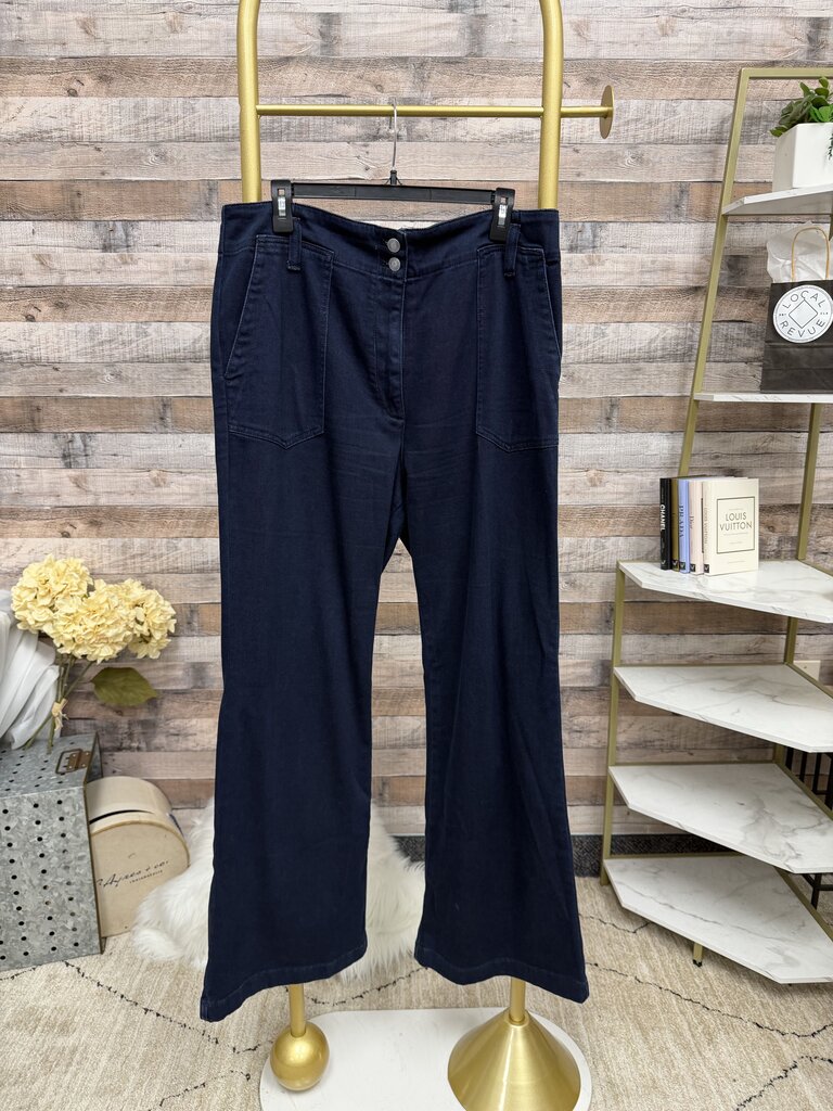 MAEVE by Anthropology High Rise Dark Wash Flare Jeans Size 34 Anthropology Jean 34 women JEANS