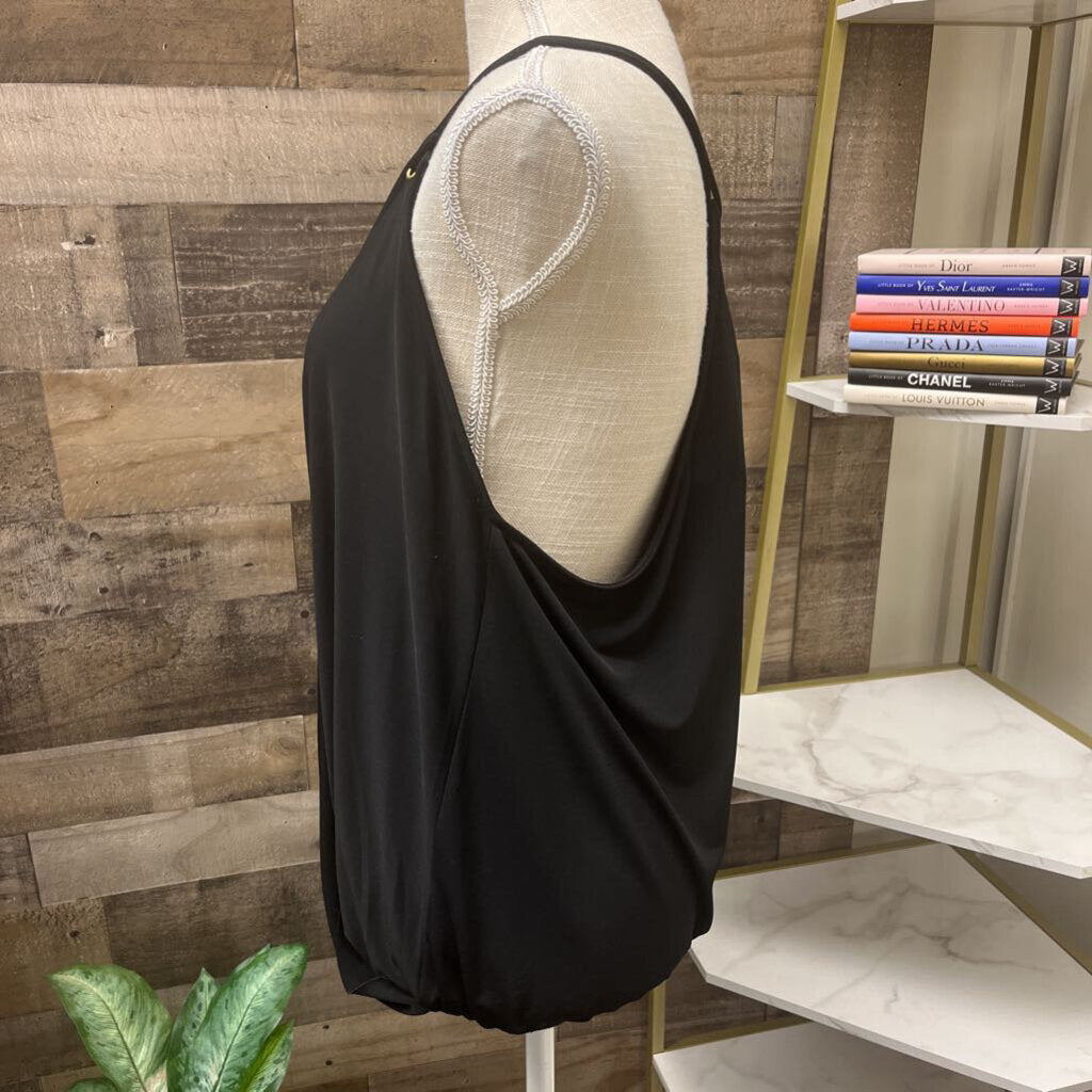 GUESS Black Tank Top Blouse Size XL