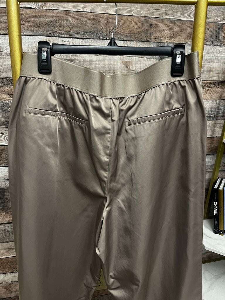 Victoria's Secret Tan Satin Wide Leg Pants Size XL