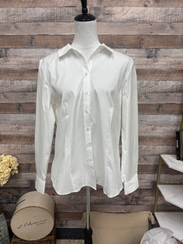 Talbots Non-Iron Perfect Shirt Size 14