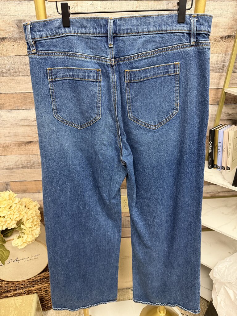 Ann Taylor Wide Leg Jean Size 14
