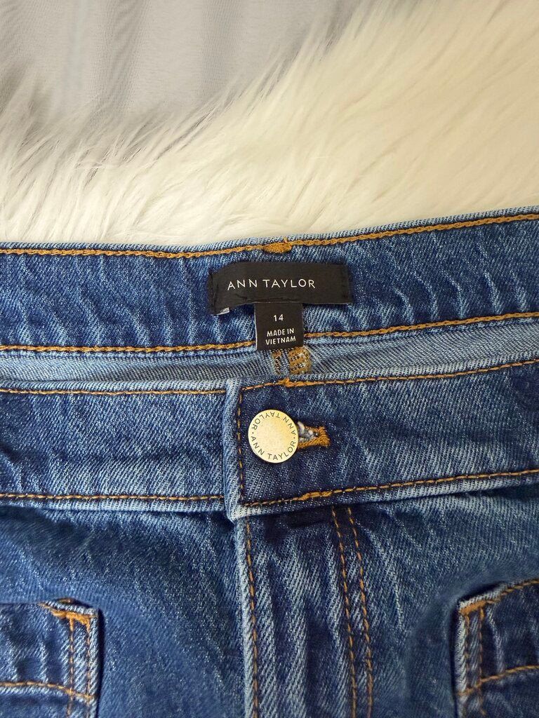 Ann Taylor Wide Leg Jean Size 14