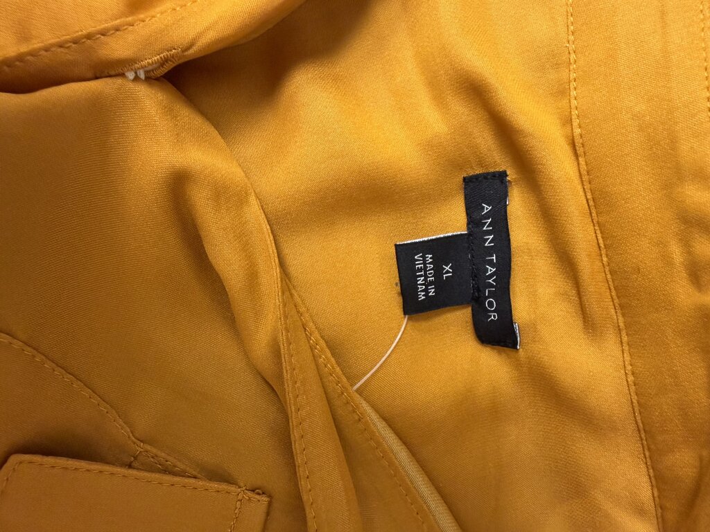 Ann Taylor Orange Blouse Size XL