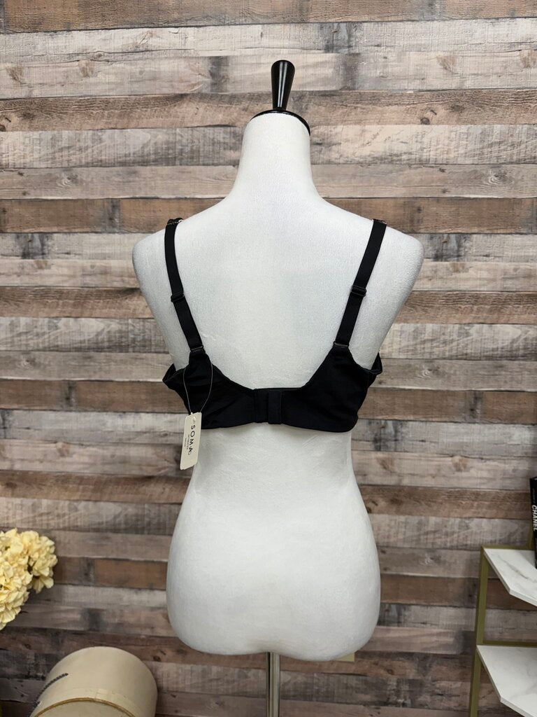 Soma Stunning Support Geo Lace Balconette Bra Size 38DD
