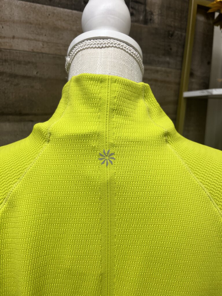 Athleta Flurry Half Zip Mock Neck Top Size XL