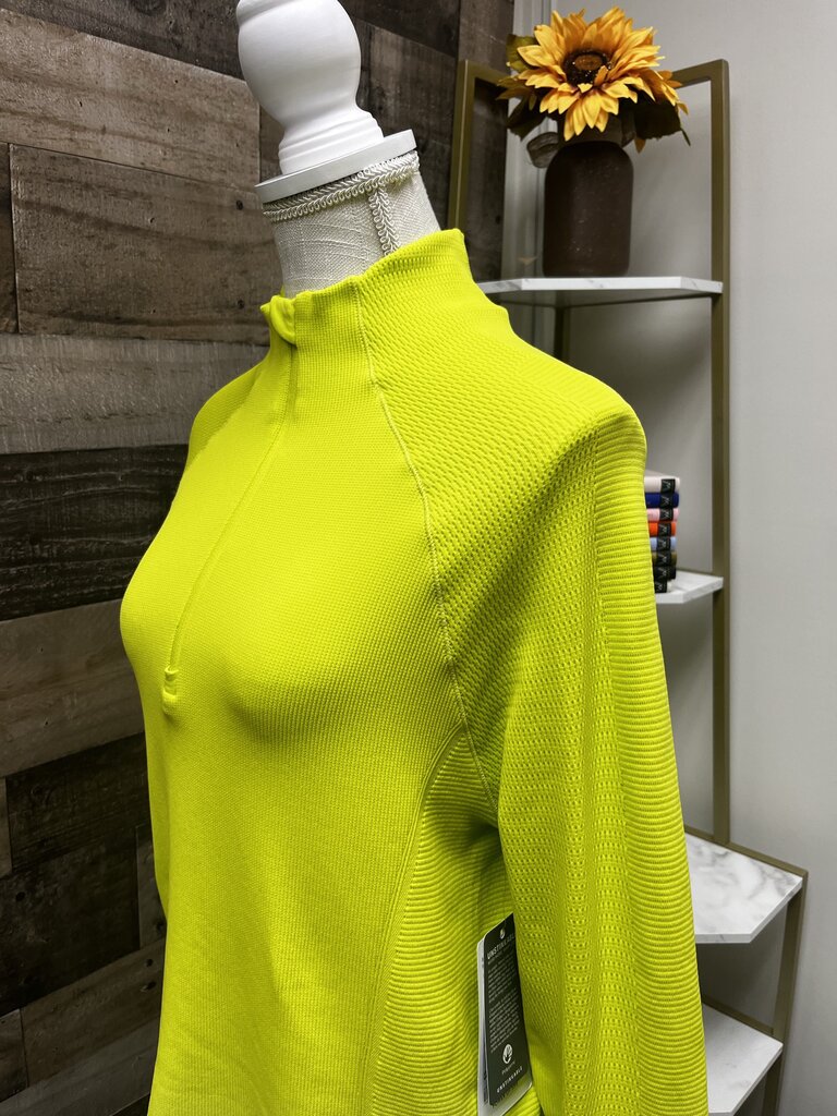 Athleta Flurry Half Zip Mock Neck Top Size XL