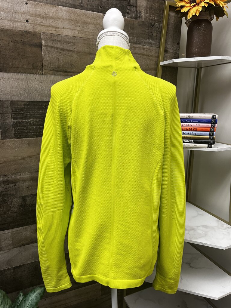 Athleta Flurry Half Zip Mock Neck Top Size XL