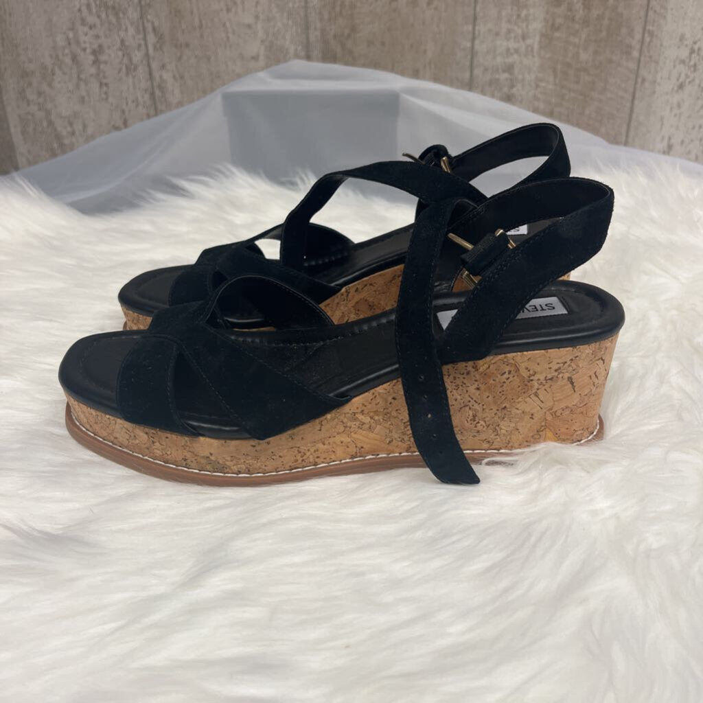 Steve Madden Robbin Sandal Black Size 8.5