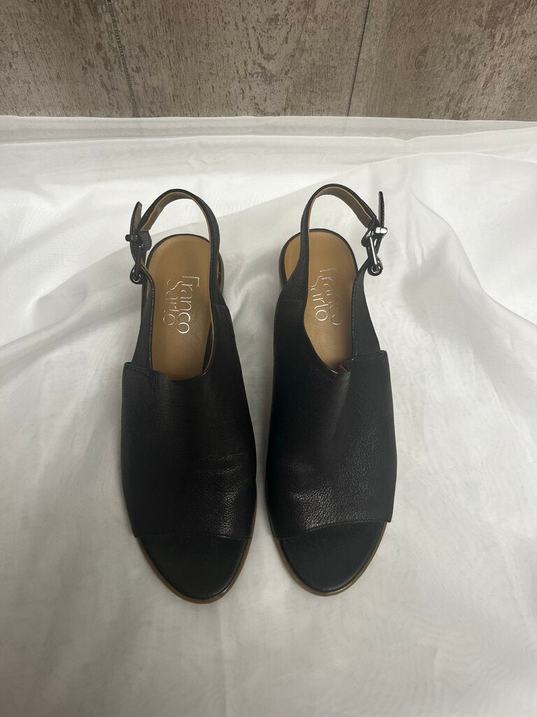 Franco Sarto Black Heels Size 7.5