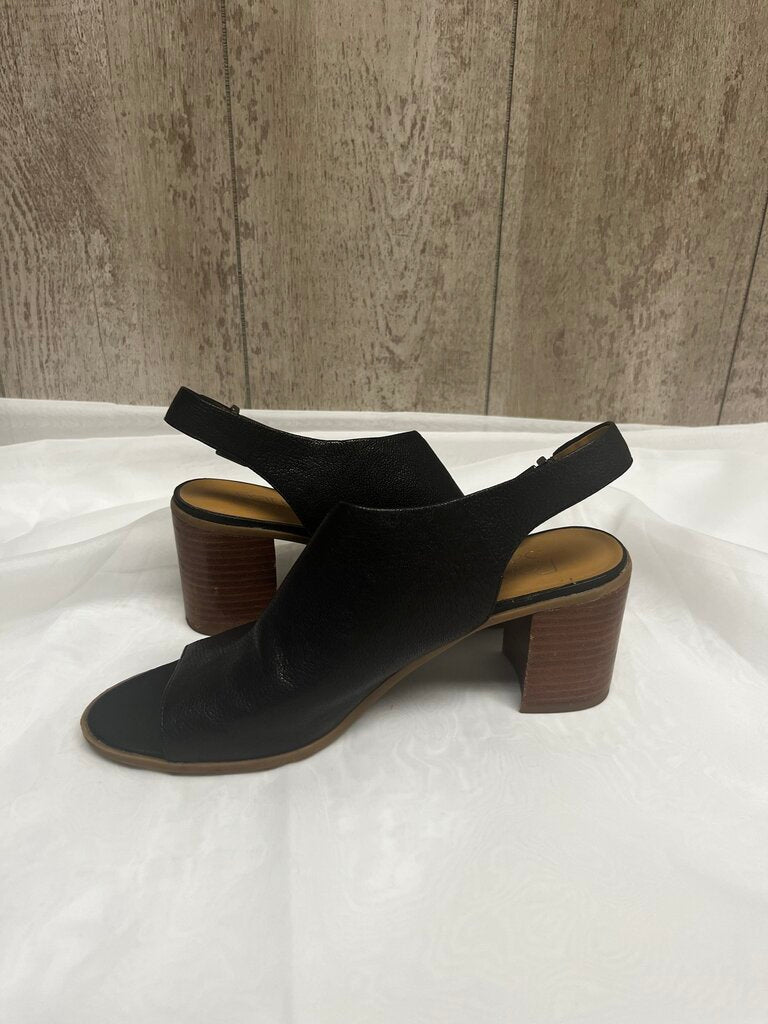 Franco Sarto Black Heels Size 7.5