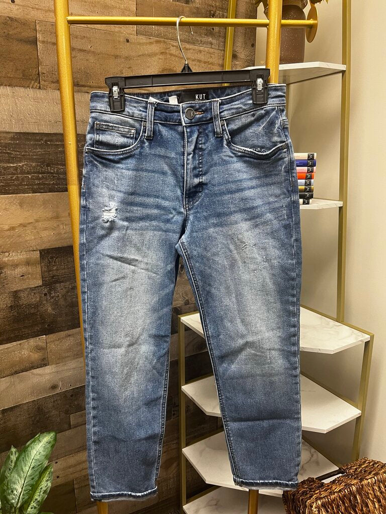 Kut From the Kloth Rachel Fab Ab Mom Jeans Size 4