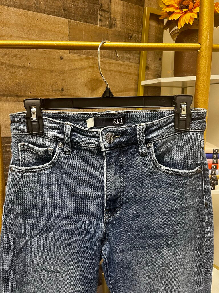 Kut From the Kloth Reese Fab Ab Ankle Straight Jeans Size 2