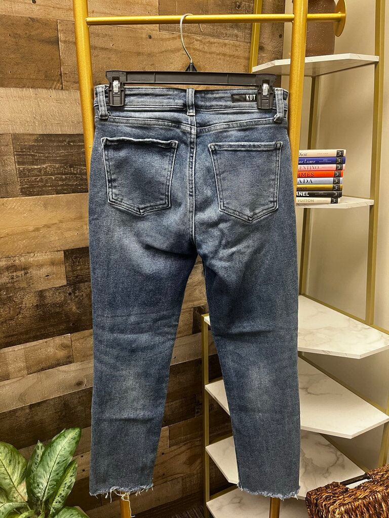 Kut From the Kloth Reese Fab Ab Ankle Straight Jeans Size 2
