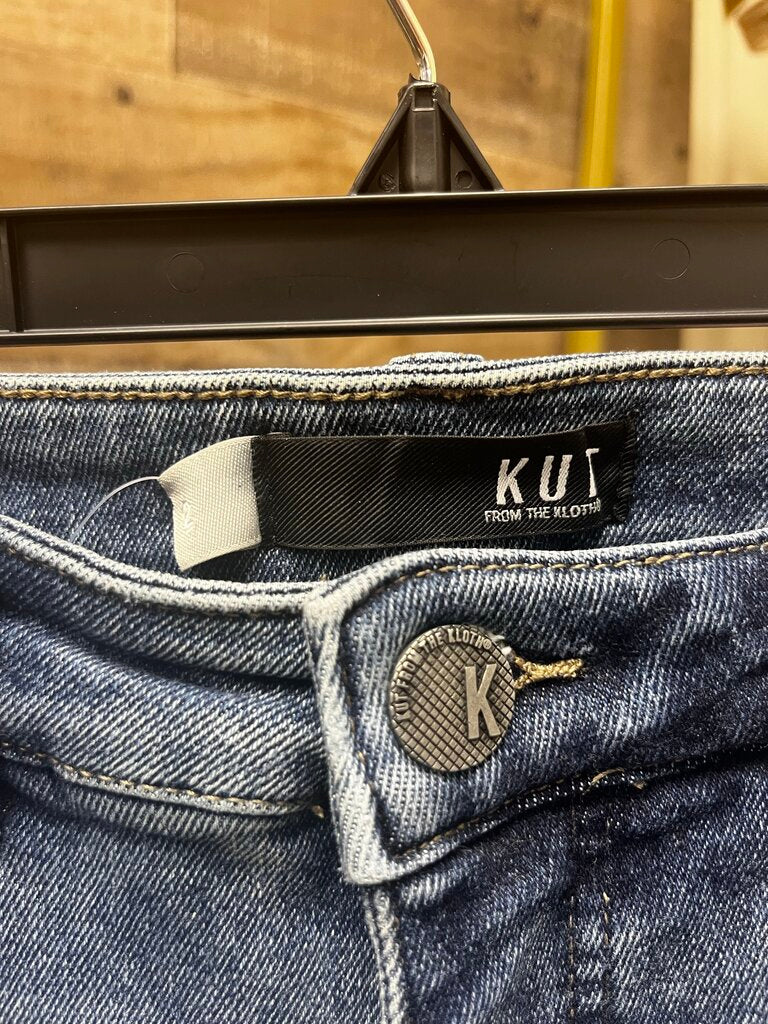 Kut From the Kloth Reese Fab Ab Ankle Straight Jeans Size 2