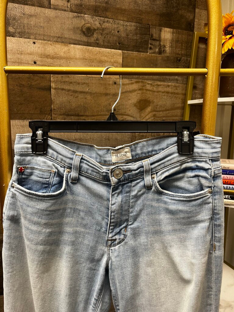 Hudson Natalie Midrise Skinny Ankle Jeans Size 27