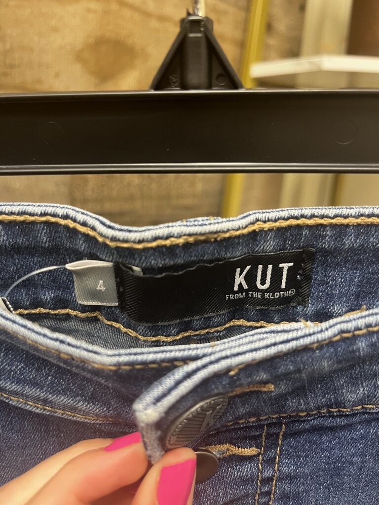 Kut From the Kloth Fab Ab Straight Jeans Size 4