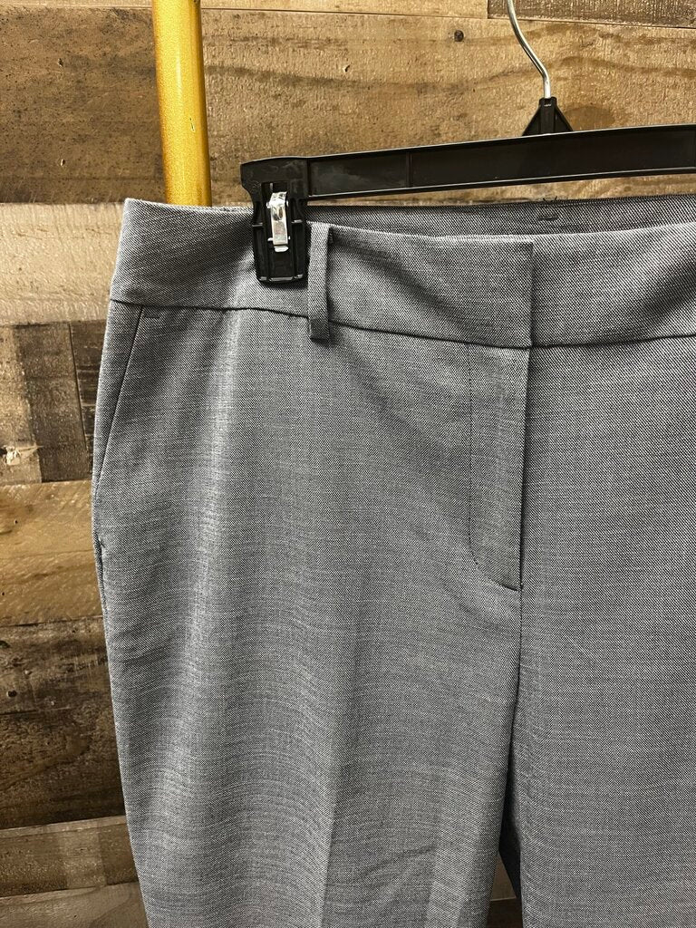 Ann Taylor Curvy Fit Straight Leg Grey Trousers Size 12