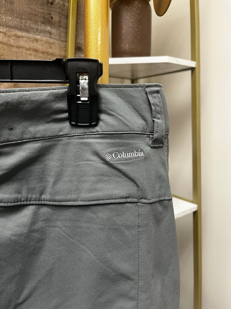 Columbia Sportswear Womens Adjustable Nylon Straight Leg Pants Size 16 Short