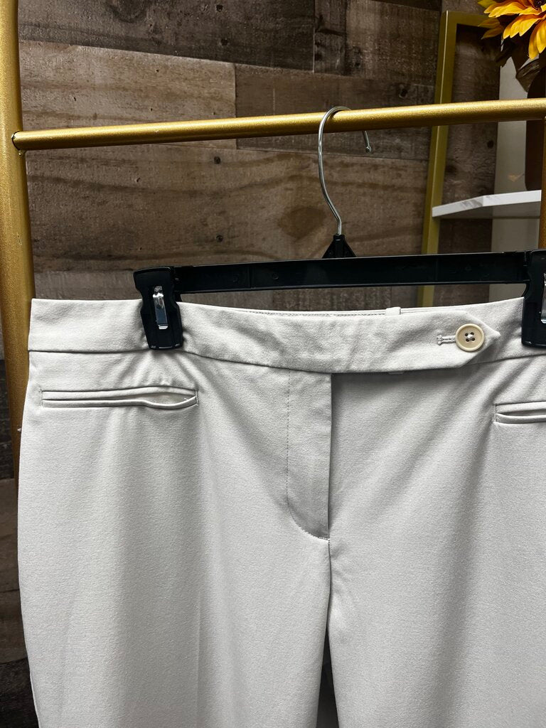 Talbots Curvy Tan Trousers Petite 16