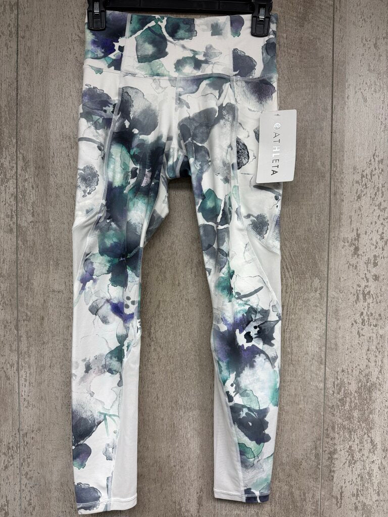 NWT Athleta Floral Mudra 7/8 Tight Size XS