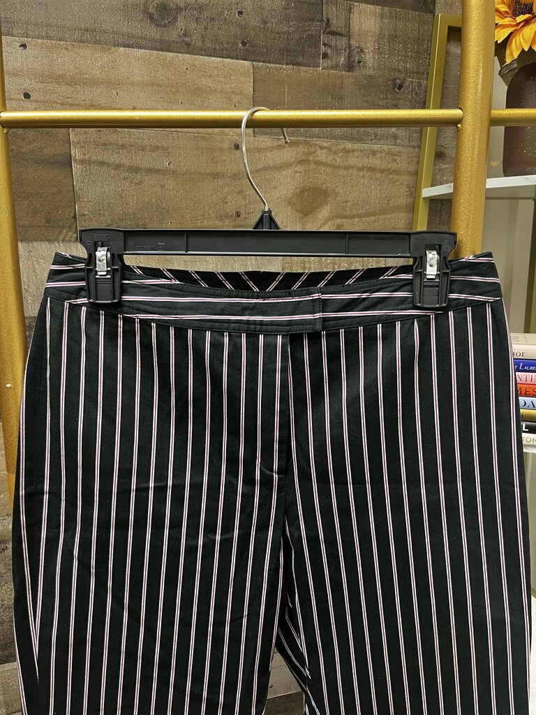 Nicole Miller NY Pinstripe Capri Dress Pants Size 4