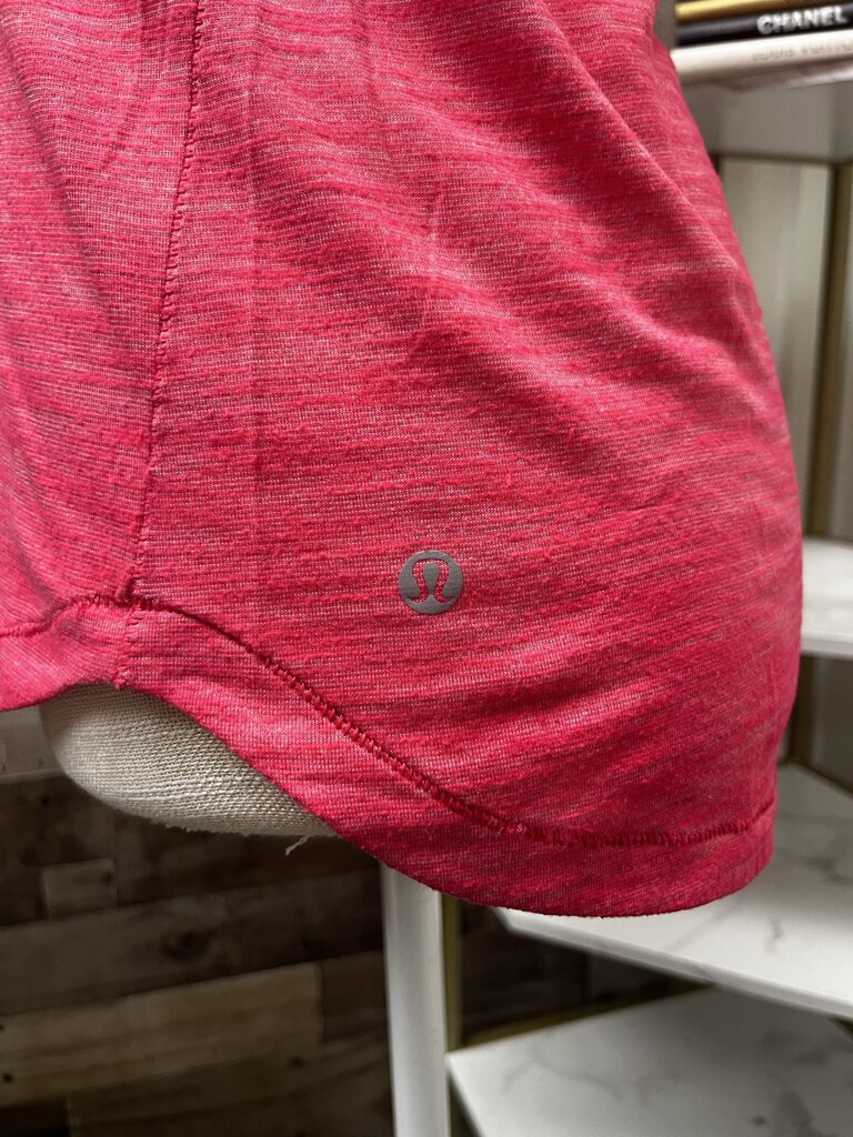 Lululemon What The Sport Short Sleeved Tee in Heathered Boom Juice Size 4