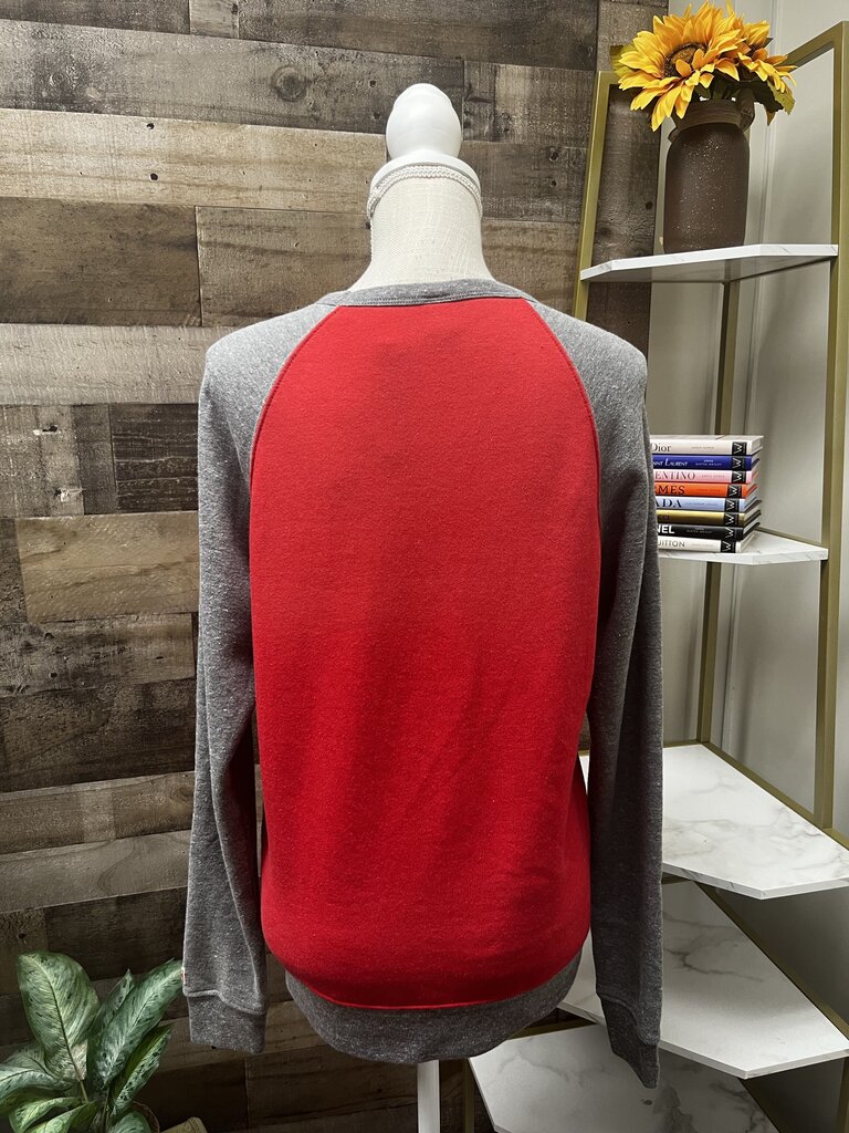 Homage Cleveland Baseball Block C Crewneck Sweatshirt Size M