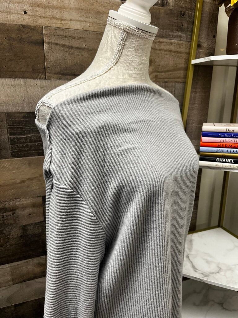 NWT Gibson Heather Grey Off the Shoulder Sweater Size S