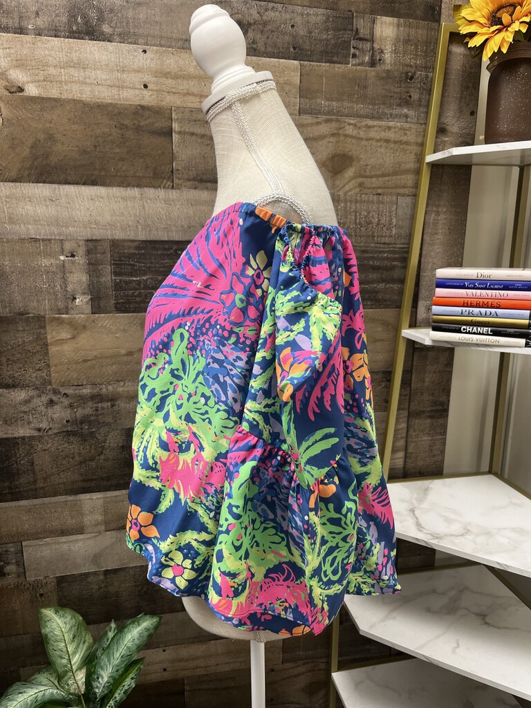 Lilly Pulitzer Off the Shoulder 3/4 Sleeve Top Size S