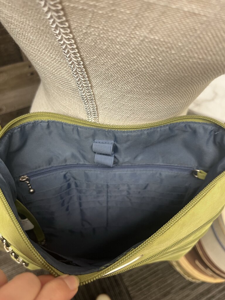 Baggallini Green Zippered Cross Body Bag