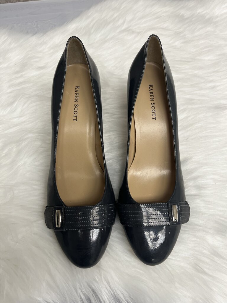 Karen Scott Grey Opal Heels Size 8.5