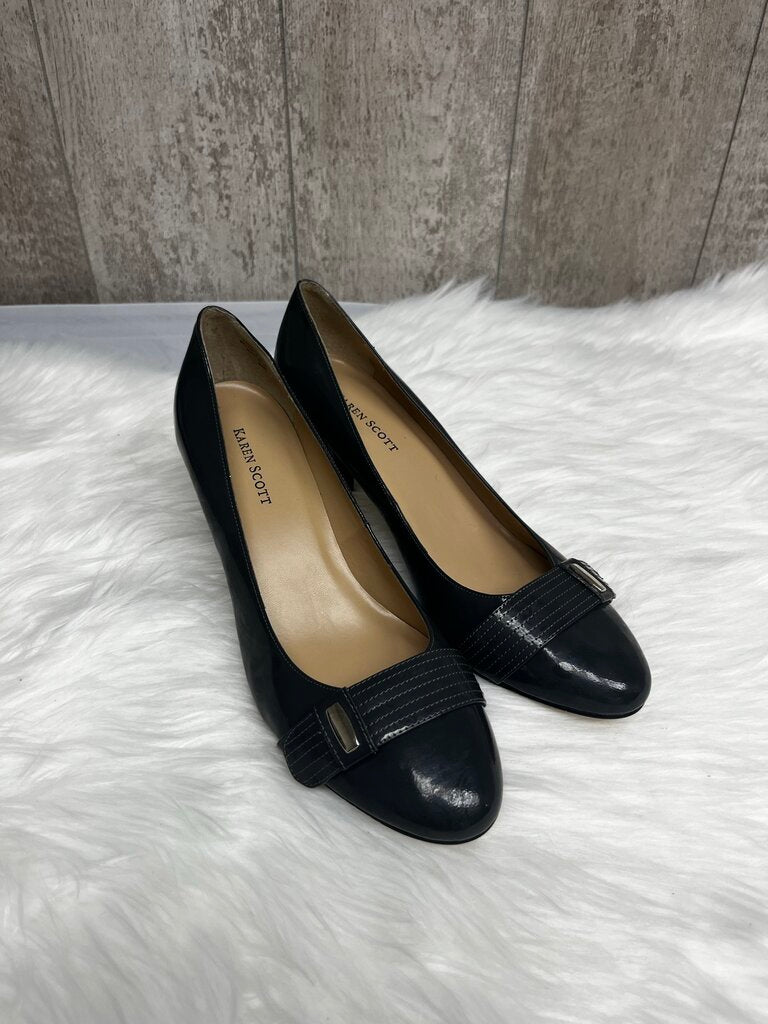 Karen Scott Grey Opal Heels Size 8.5