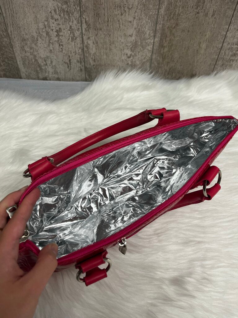 Primeware Clutch Magenta Pink Faux Crocodile Bag