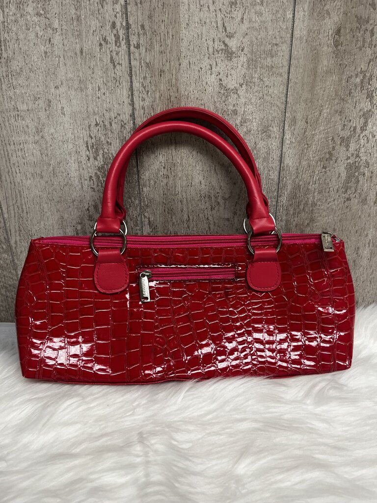 Primeware Clutch Magenta Pink Faux Crocodile Bag