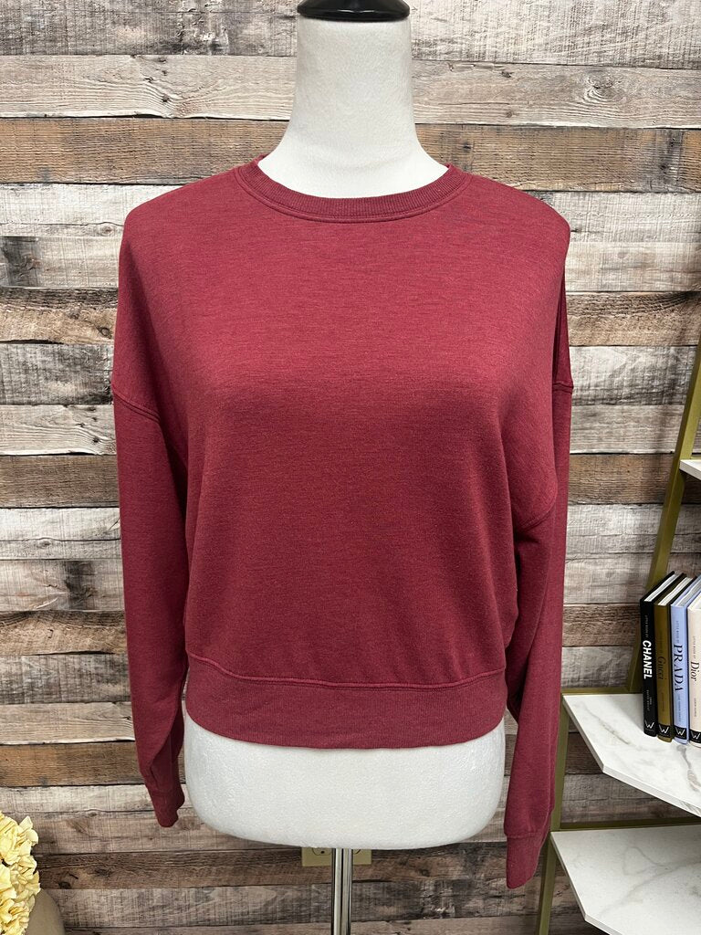 Altar'd State Red Cropped Sweatshirt XS