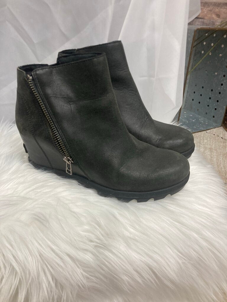 Black Sorel Wedge Bootie