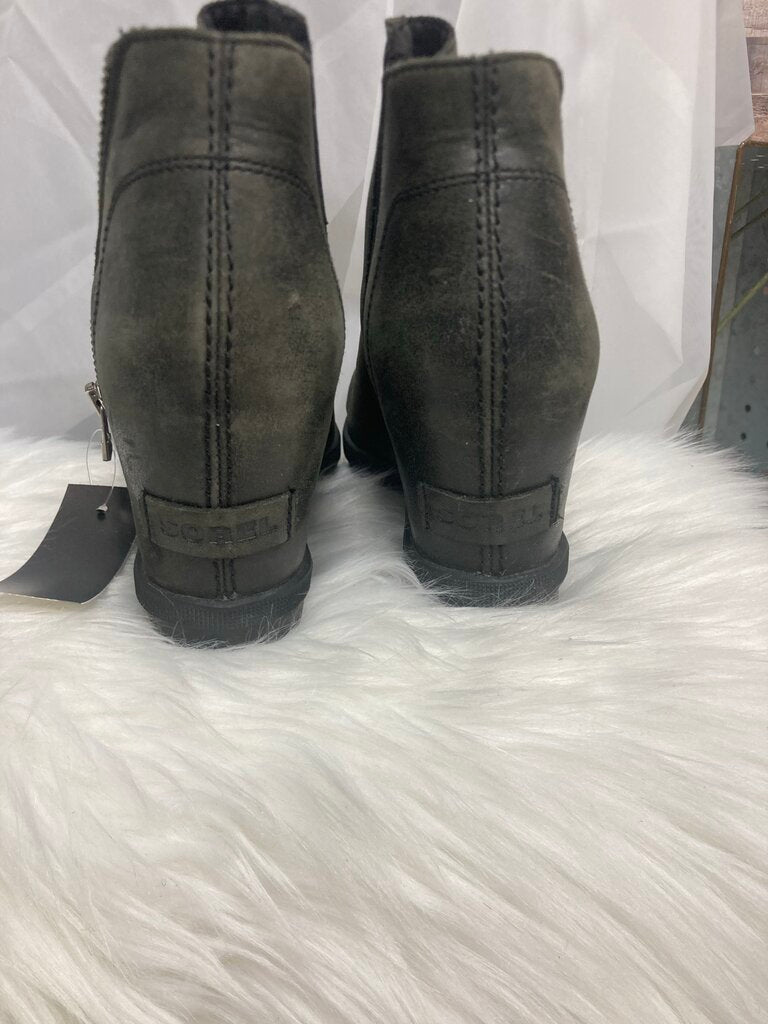 Black Sorel Wedge Bootie