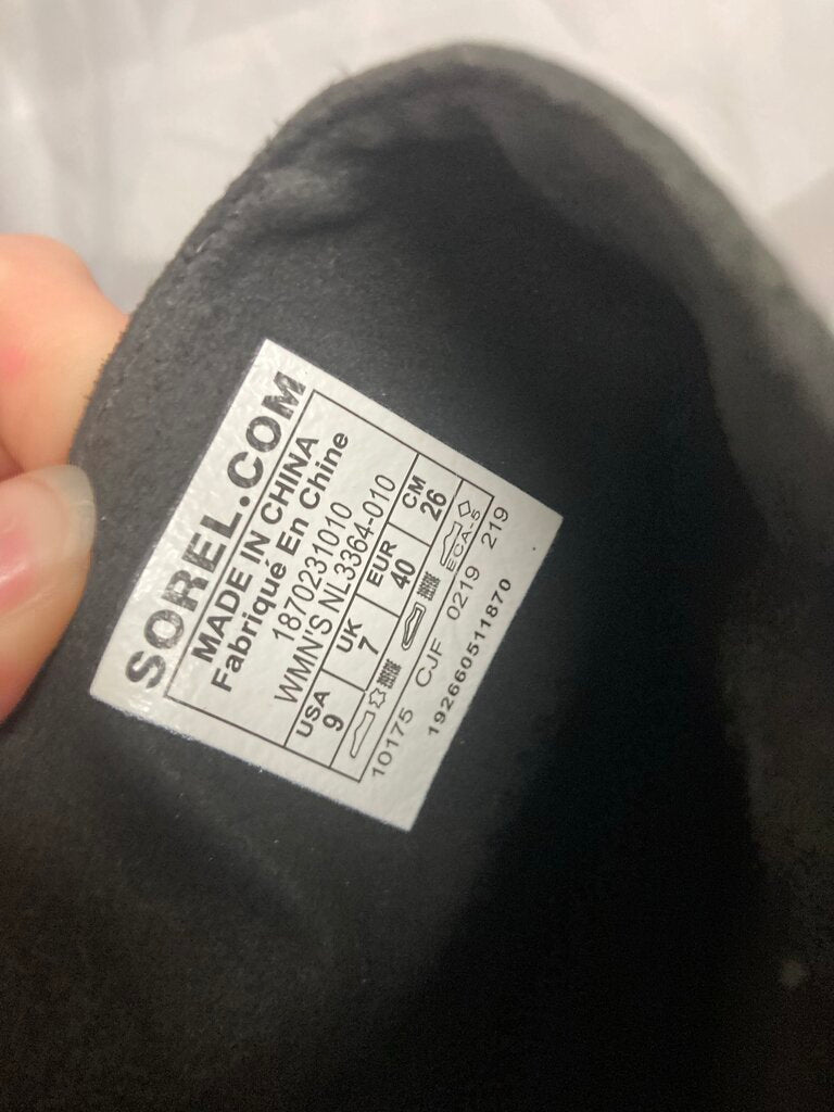 Black Sorel Wedge Bootie