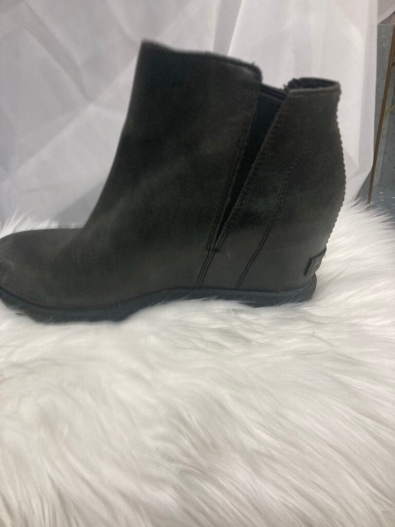 Black Sorel Wedge Bootie