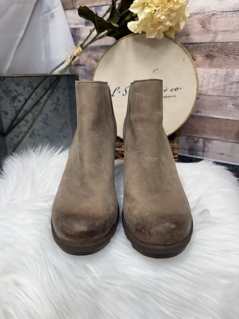 Sorel Tan Wedge Bootie