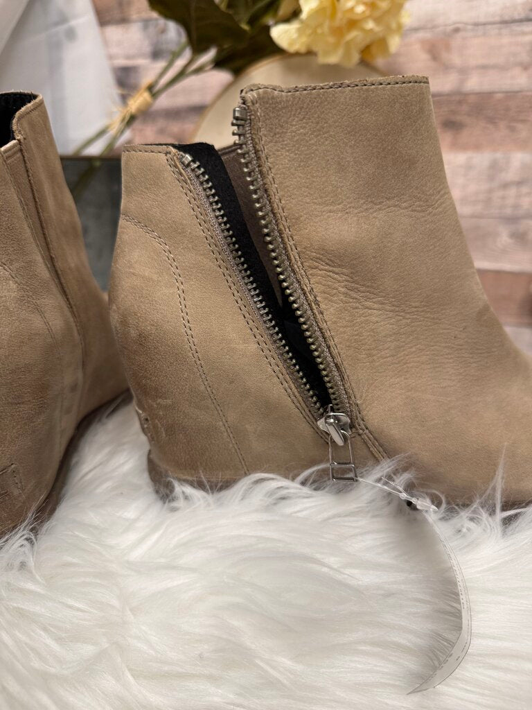 Sorel Tan Wedge Bootie