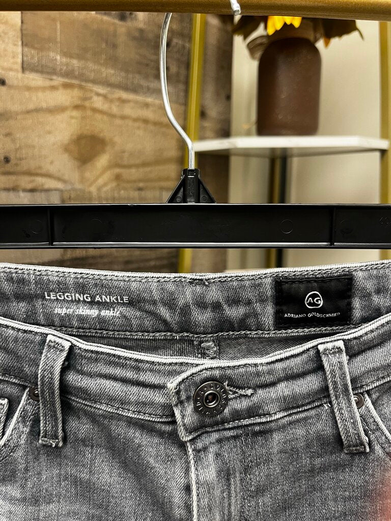 AG Legging Super Skinny Ankle Faded Gray Denim