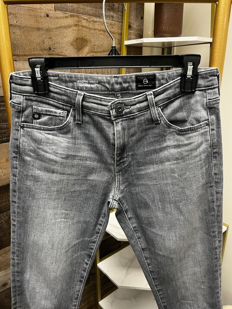 AG Legging Super Skinny Ankle Faded Gray Denim
